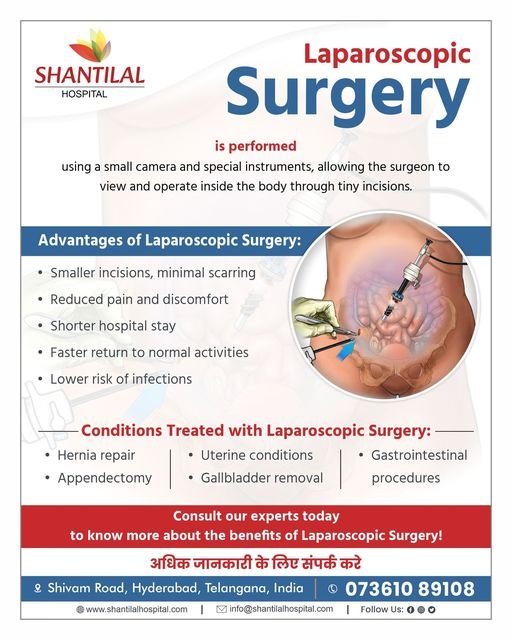 The Benefits of Laparoscopic Surgery| Shantilal Hospital